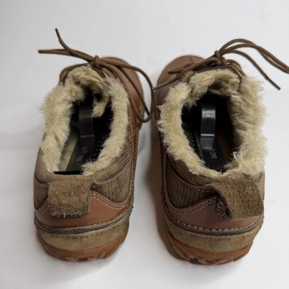 Merrell‎ Orleans Leather Faux Fur Lined Low Top Shoes Size 7 Womens